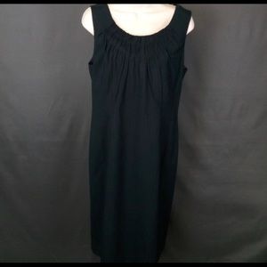 Calvin Klein Pinstripe Sleeveless Sheath Dress - Size 10